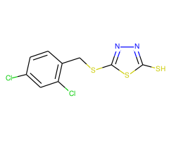 5-(2,4-Dichlorobenzylthio)-2-mercapto-1,3,4-thiadiazole