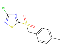 3-Chloro-5-(4-methylbenzylsulfonyl)-1,2,4-thiadiazole