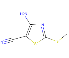 4-Amino-2-methylthiothiazole-5-carbonitrile