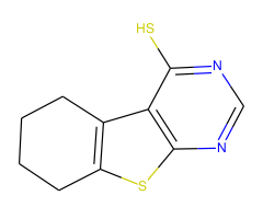 5,6,7,8-Tetrahydro-benzo[4,5]thieno[2,3-d]-pyrimidine-4-thiol