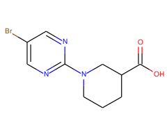 1-(5-Bromopyrimidin-2-yl)piperidine-3-carboxylic acid