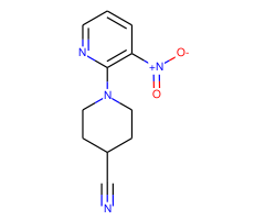 1-(3-Nitropyridin-2-yl)piperidine-4-carbonitrile