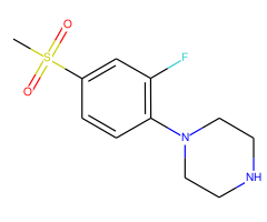 1-[2-Fluoro-4-(methylsulfonyl)phenyl]piperazine