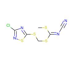 [(3-Chloro-1,2,4-thiadiazol-5-ylthio)methyl]methyl cyanocarbonimidodithioate