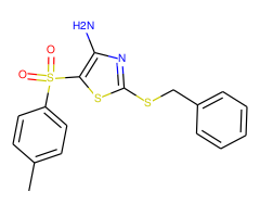 4-Amino-2-benzylthio-5-tosylthiazole