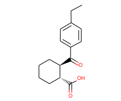 trans-2-(4-Ethylbenzoyl)cyclohexane-1-carboxylic acid