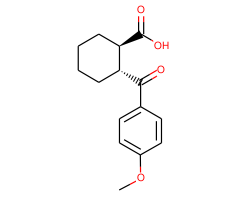 trans-2-(4-Methoxybenzoyl)cyclohexane-1-carboxylic acid