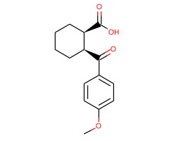 cis-2-(4-Methoxybenzoyl)cyclohexane-1-carboxylic acid