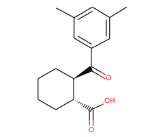 trans-2-(3,5-Dimethylbenzoyl)cyclohexane-1-carboxylic acid