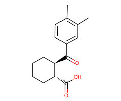 trans-2-(3,4-Dimethylbenzoyl)cyclohexane-1-carboxylic acid