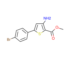 3-Amino-5-(4-bromophenyl)thiophene-2-carboxylic acid methyl ester