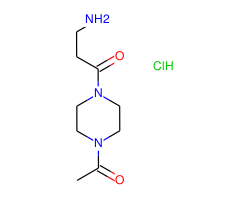 1-(4-Acetyl-piperazin-1-yl)-3-amino-propan-1-one hydrochloride