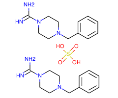 4-Benzylpiperazine-1-carboxamidinehemisulphate