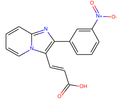 3-[2-(3-Nitro-phenyl)-imidazo[1,2-a]pyridin-3-yl]-acrylic acid