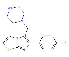 6-(4-Fluorophenyl-5-(piperazin-1-ylmethyl)imidazo[2,1-b]thiazole