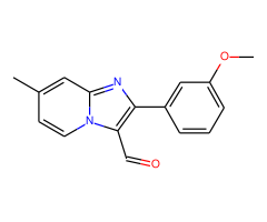 2-(3-Methoxy-phenyl)-7-methyl-imidazo[1,2-a]-pyridine-3-carbaldehyde