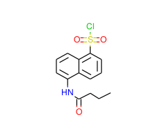 5-Butyrylamino-naphthalene-1-sulfonyl chloride