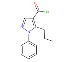 1-Phenyl-5-propyl-1H-pyrazole-4-carbonyl chloride