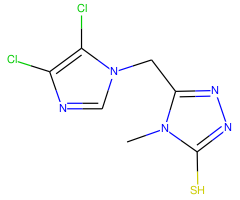 5-[(4,5-Dichloroimidazol-1-yl)methyl]-4-methyl-1,2,4-triazole-3-thiol