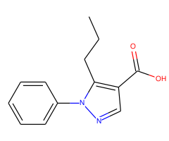 1-Phenyl-5-propylpyrazole-4-carboxylic acid