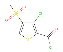 3-Chloro-4-(methylsulphonyl)thiophene-2-carbonylchloride