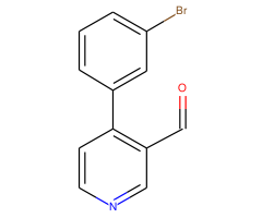 4-(3-Bromophenyl)-3-pyridinecarboxaldehyde