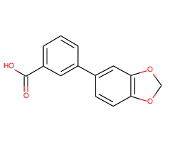 3-Biphenyl-[1,3]dioxol-5-yl-carboxylic acid