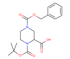 N-1-Boc-N-4-Cbz-2-Piperazine carboxylic acid