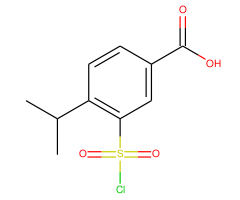 3-Chlorosulfonyl-4-isopropyl-benzoic acid