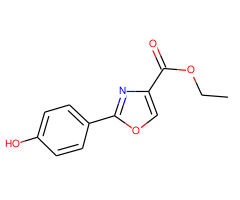 Ethyl 2-(4'-hydroxyphenyl)-1,3-oxazole-4-carboxylate