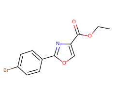 Ethyl 2-(4'-bromophenyl)-1,3-oxazole-4-carboxylate