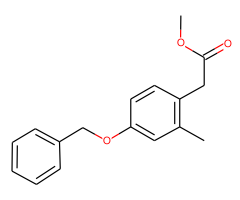 Methyl 2-methyl-4-benzyloxy-phenylacetate