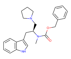 (S)-1-Pyrrolidin-2-(1'-H-indol-3'ylmethyl)-2-(N-Cbz-N-methyl)amino-ethane