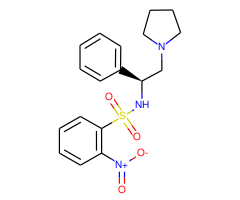 (S)-2-Nitro-N-(1-phenyl-2-pyrrolidin-1-yl-ethyl)-benzenesulfonamide