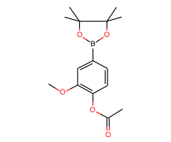 2-Methoxy-4-(4,4,5,5-tetramethyl-1,3,2-dioxaborolan-2-yl)phenylacetate