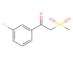 1-(3-Fluorophenyl)-2-methylsulfonylethanone