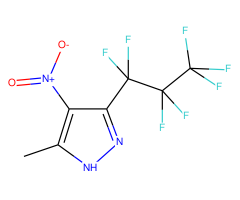 3-Heptafluoropropyl-5-methyl-4-nitropyrazole