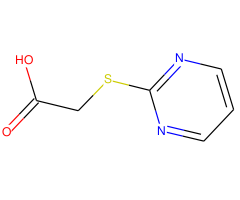 (2-Pyrimidylthio)acetic acid