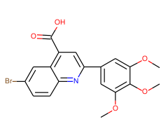 6-Bromo-2-(3,4,5-trimethoxy-phenyl)-quinoline-4-carboxylic acid