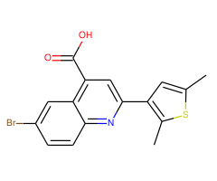 6-Bromo-2-(2,5-dimethyl-thiophen-3-yl)-quinoline-4-carboxylic acid