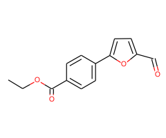 4-(5-Formylfuran-2-yl)benzoic acid ethyl ester