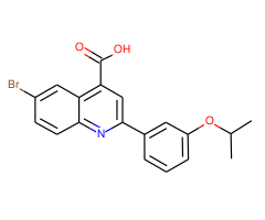 6-Bromo-2-(3-isopropoxy-phenyl)-quinoline-4-carboxylic acid