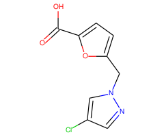 5-(4-Chloro-pyrazol-1-ylmethyl)-furan-2-carboxylic acid