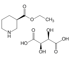 Ethyl (R)-nipecotate-L-tartrate