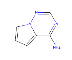 Pyrrolo[2,1-f][1,2,4]triazin-4-amine