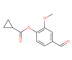 4-formyl-2-methoxyphenyl cyclopropanecarboxylate