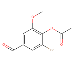 2-Bromo-4-formyl-6-methoxyphenyl Acetate