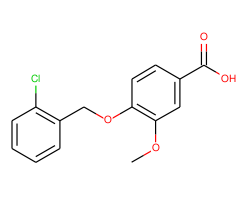 4-[(2-chlorobenzyl)oxy]-3-methoxybenzoic acid