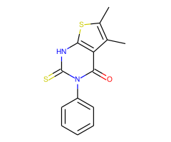 2-mercapto-5,6-dimethyl-3-phenylthieno[2,3-d]pyrimidin-4(3H)-one