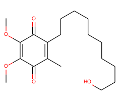 2-(10-hydroxydecyl)-5,6-dimethoxy-3-methylbenzo-1,4-quinone